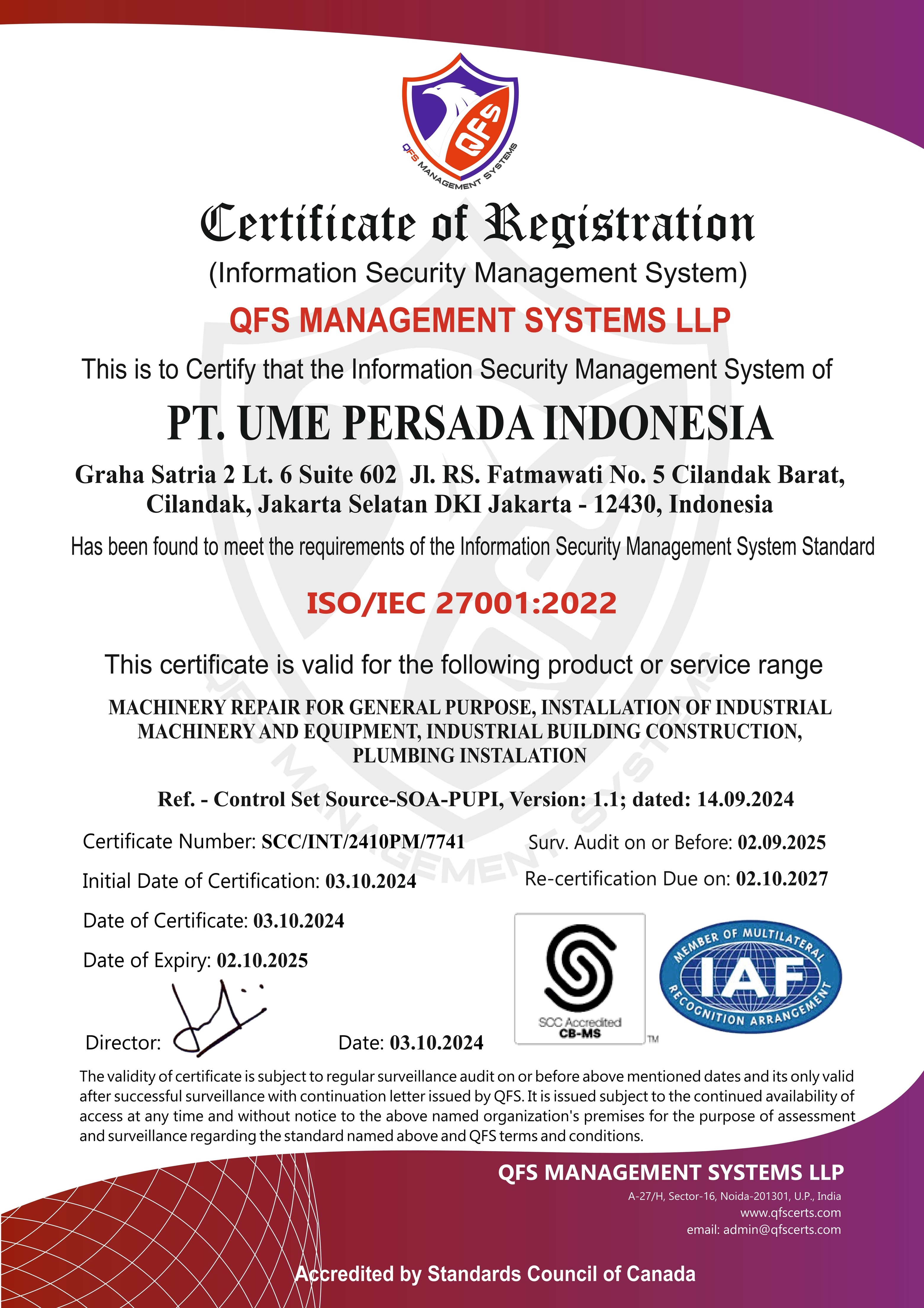ISO 27001:2022